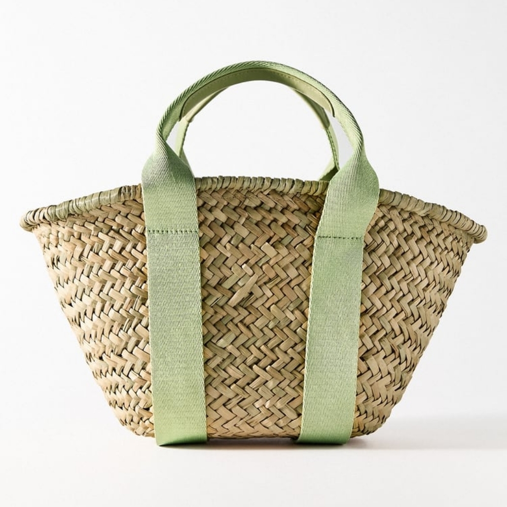 Zara Limited Edition Rafia Basket Bag